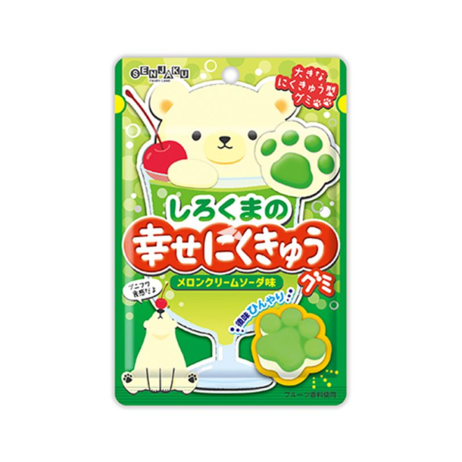 Senjakuame Shiawase Nikukyu Gummy Melon Cream Sada Flavor